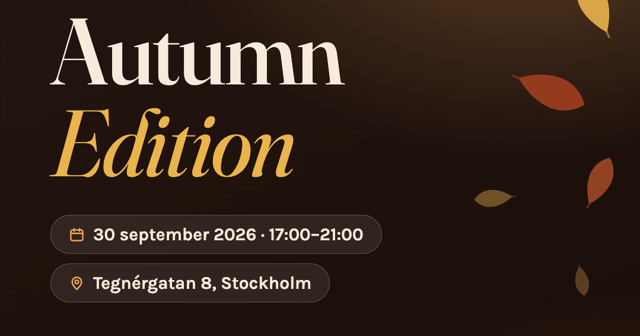 Stockholm Laravel Meetup - Autumn Edition
