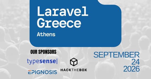 Laravel Greece - Athens September 2026